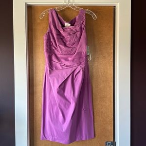 Suzi Chin for Maggie Boutique - sleeveless dress, pink, Size 8 (NWT)